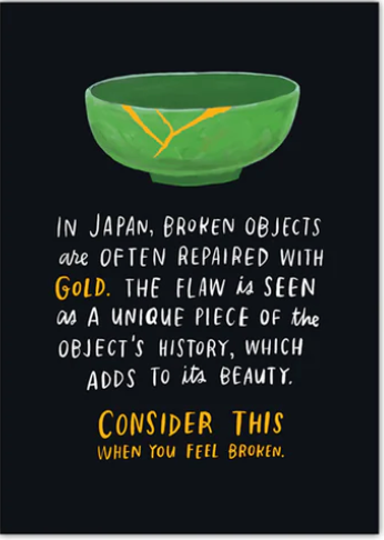 Japanese Broken Objects Postcard