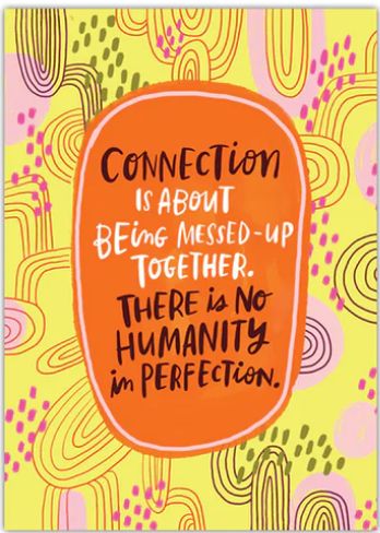 Connection Perfection Postcard